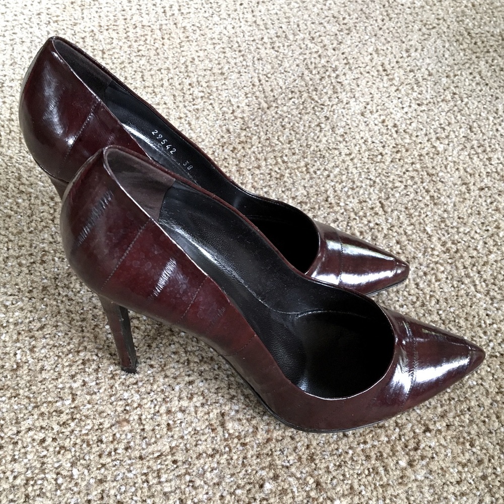 Lindsay Perry Mariani Studio Italy / eel skin heels